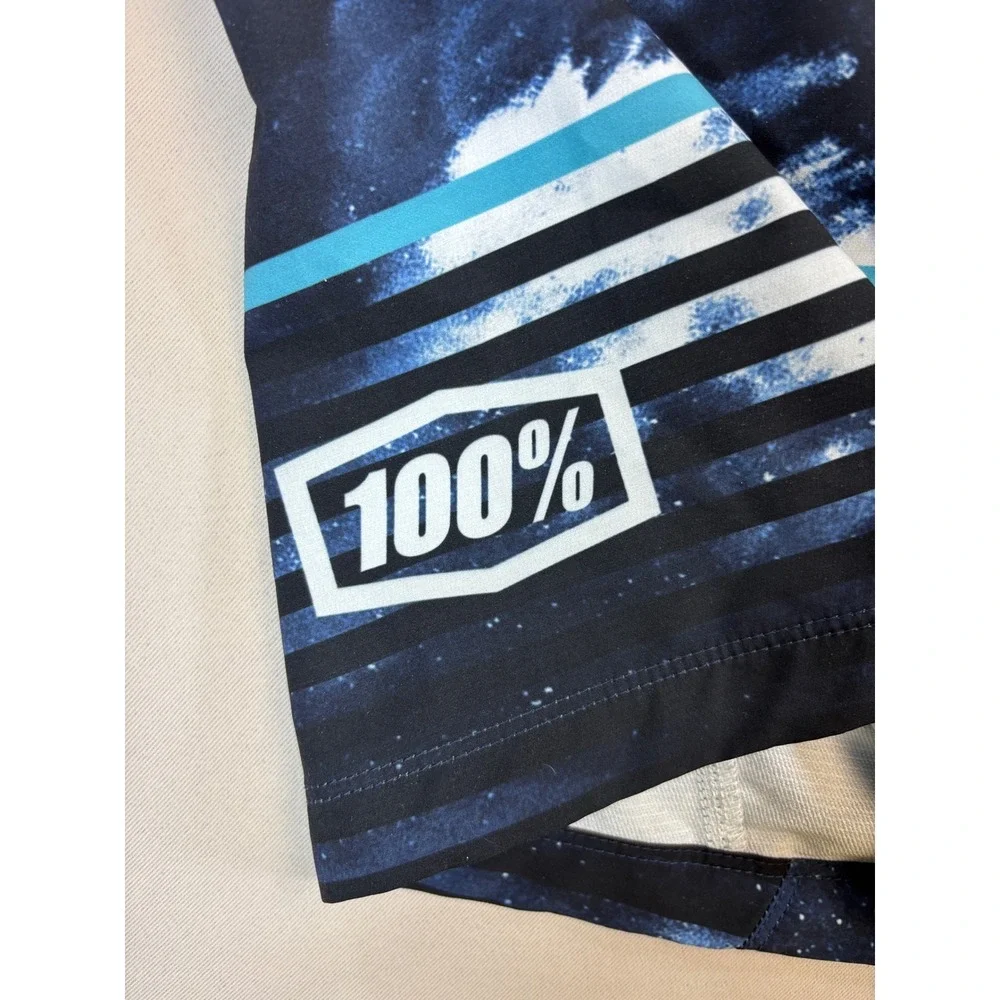 100% Airmatic Shorts Mens 34 Blue Galaxy MTB Mountain Bike Performance Trail